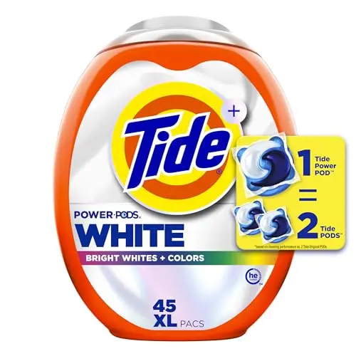 Tide Power PODS Plus Ultra OXI White and Bright laundry detergent pods