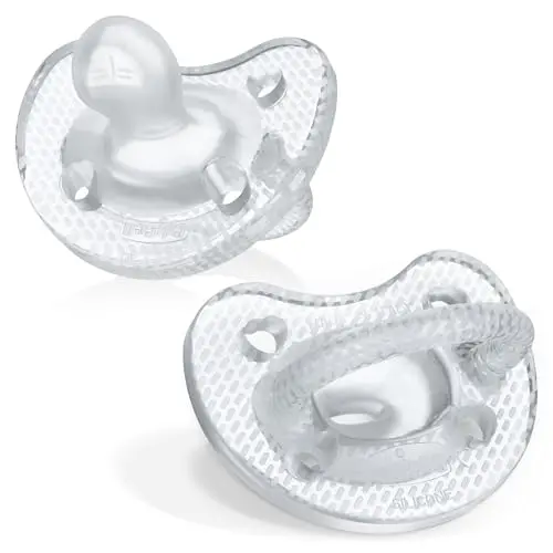 Chicco PhysioForma Luxe orthodontic pacifier with textured shield