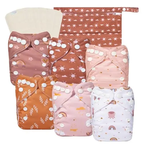 babygoal 13-pack preemie and newborn cloth diaper set