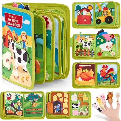 hahaland farm busy book activity for toddlers