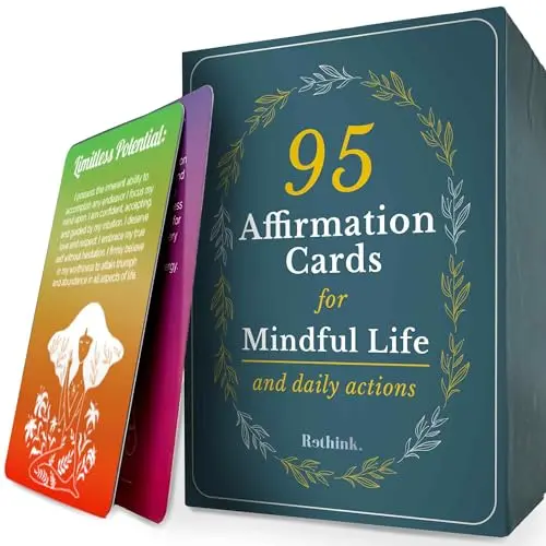 Quokka Rethink 95 Positive Affirmation Cards in a premium box