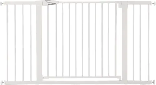 Babelio pressure-mounted baby gate with extra wide extension