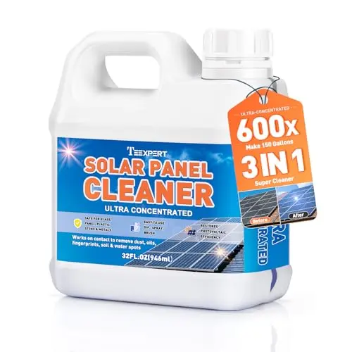Teexpert 32-ounce bottle of citrus-scented solar panel cleaner
