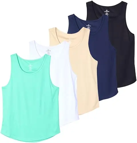 Real Essentials Mesh Y-Back Men's Tank Top for gym workouts