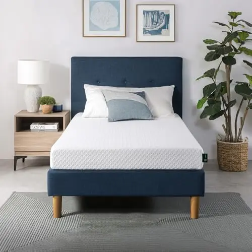 ZINUS 6 inch cooling memory foam twin mattress, fiberglass-free