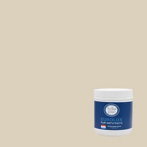 Martha Stewart Eurolux interior flat paint in Gull White 0.5L bottle