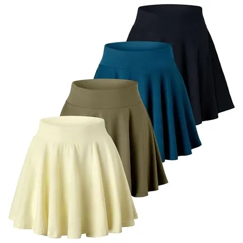 Real Essentials Basic Casual Mini Skirt in various colors