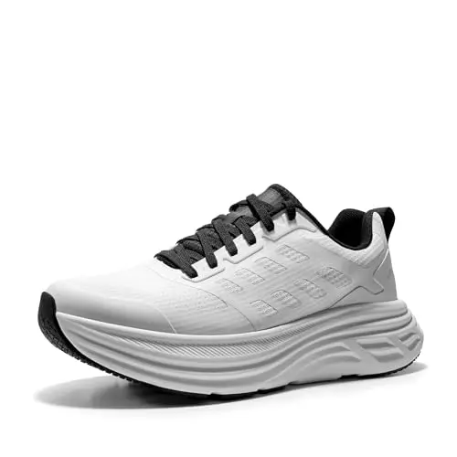 NORTIV 8 women's athletic walking sneakers in white