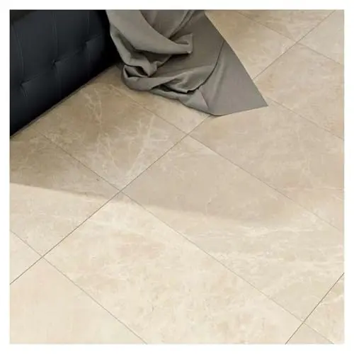 Tenedos Chantilly 12x24 inch beige cream matte porcelain floor tile