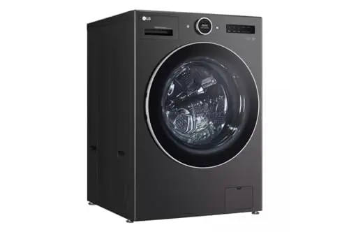 LG 5.0 cubic foot mega capacity smart front load all-in-one washer dryer combo