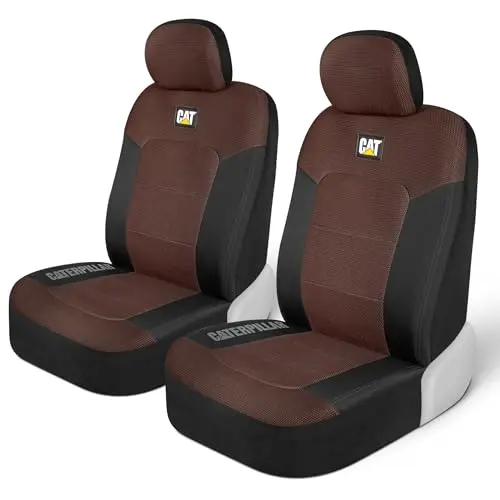 CAT MeshFlex Car Seat Covers installed on a vehicle's front seats