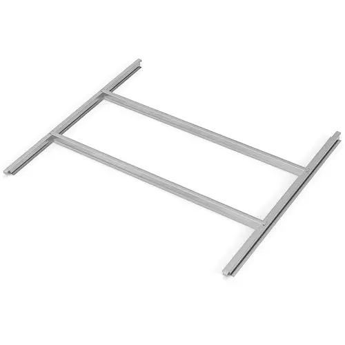 Goplus galvanized steel floor base frame for small storage sheds