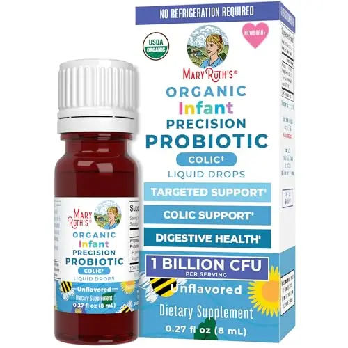 MaryRuth Organics Baby Probiotic Drops for Colic Calm bottle