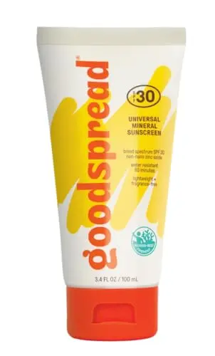 Goodspread Mineral Sunscreen SPF 30 tube