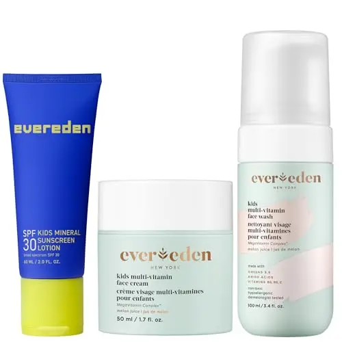 Evereden Kids Daily 1-2-3 Routine Bundle box set with multiple products