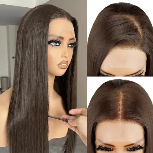 BLL Chocolate brown lace front wig