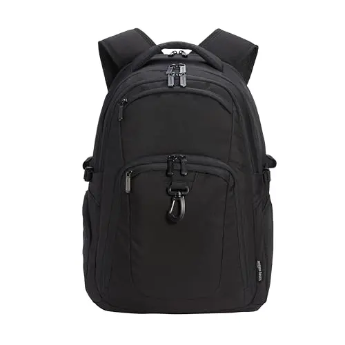 Amazon Basics Travel Laptop Backpack with breathable back panel