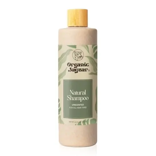 Organic Jaguar Natural Shampoo sulfate free with castor oil and biotin unscented