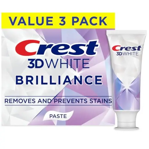 Crest 3D White Brilliance Bright Mint toothpaste three-pack