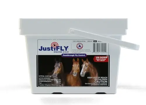 JustiFLY Equine 8-8-8 Feedthrough Fly Control bucket