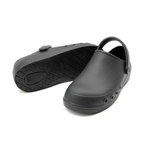 Generic black professional slip-on nursing clogs for men and women