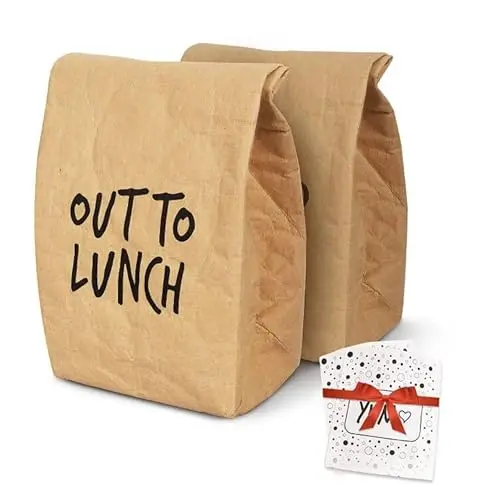 Farest 16oz insulated reusable lunch bag in black