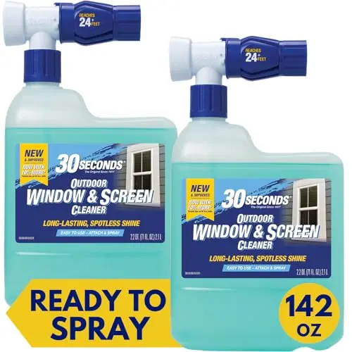 30 Seconds Outdoor Window and Screen Cleaner twin pack