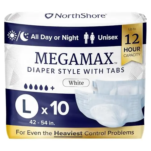 NorthShore MegaMax adult overnight tab-style diaper