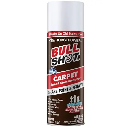 Bull Shot by Horsepower stain remover foam can