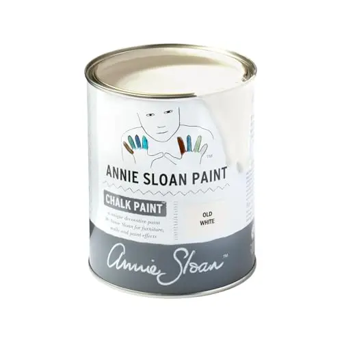 Annie Sloan Chalk Paint in Old White, one-litre can.