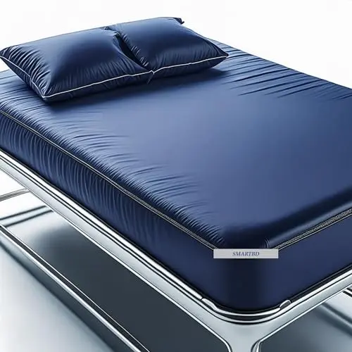 SmartBD Blue Cloud waterproof foam mattress for medical or bedwetting use.