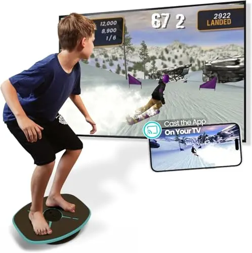 GoBalance smart wooden balance board with Bluetooth sensor and app