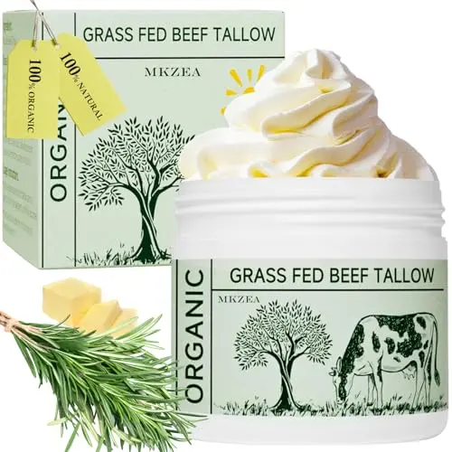 MKZEA beef tallow face moisturizer cream