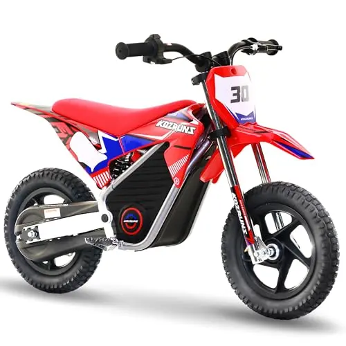 AIII red small electric dirt bike for young children