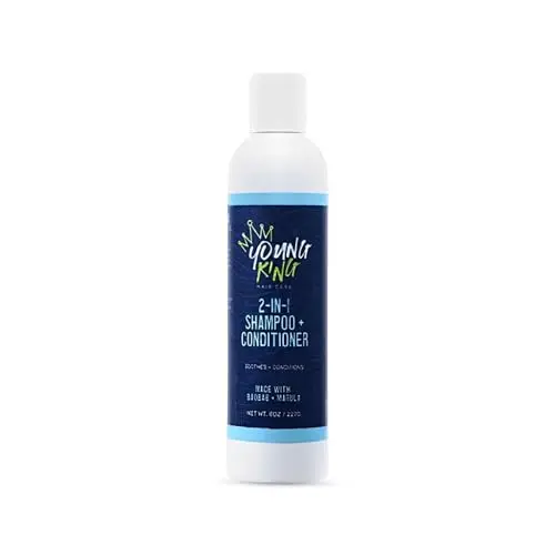 Young King Hair Care 2-in-1 Shampoo and Conditioner bottle for boys