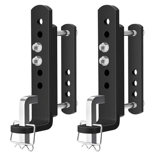 Lusheer trailer sway control bracket kit with adjustable mounting plates