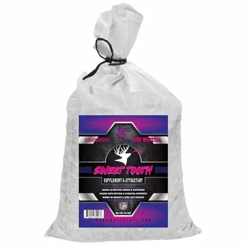 Pure Whitetail Sweet Tooth 10 lb bag of deer corn and protein mix