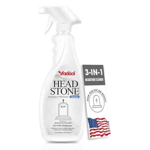 Yadool headstone cleaner bottle