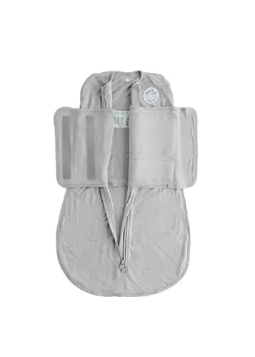 Dreamland Baby Viscose Swaddle Blanket in grey