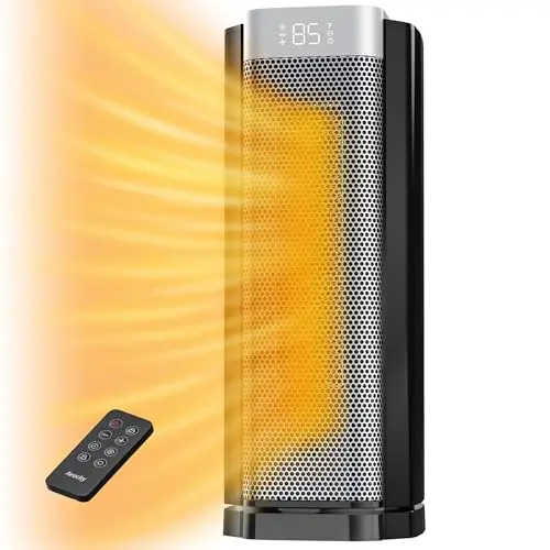 AEOCKY Lucas 3rd-gen space heater in black tower form
