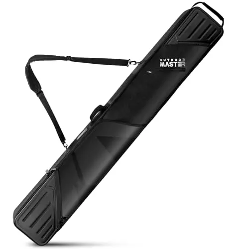 OutdoorMaster ski bag with hard shell ends and padding in the middle