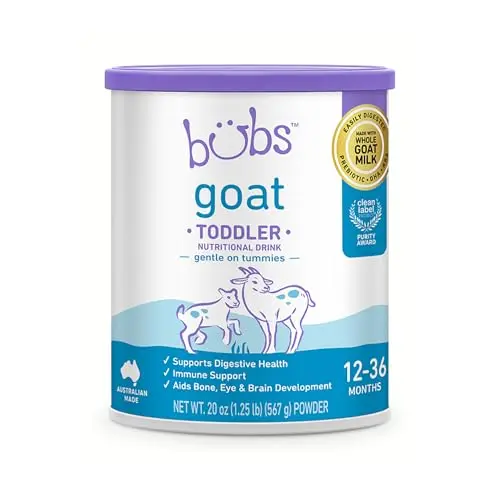 Bubs Goat Milk-Based Toddler Nutritional Drink powder can