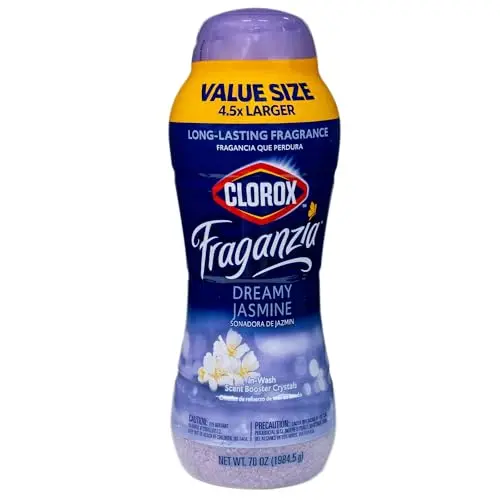 Clorox Fraganzia Dreamy Jasmine Scent Booster Crystals large bottle
