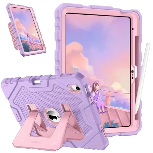 Fintie Purple kids case for newer iPad 11th and 10th generation with kickstand