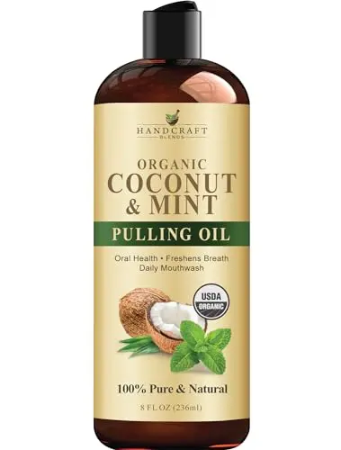 Handcraft Blends Organic Coconut Oil Pulling bottle