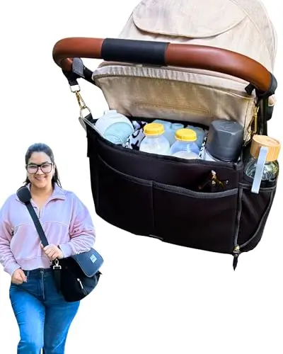 Sarah Wells Stroller Caddy with insulated compartments