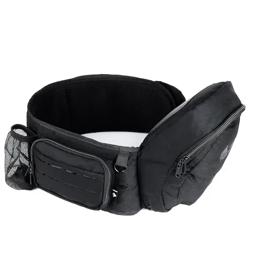 Wolf Tactical Infant Hip Carrier with storage pockets and adjustable waistband