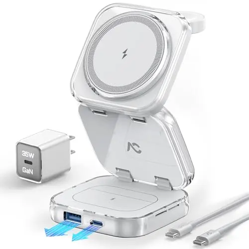AC ISLAND 5-in-1 foldable wireless charging station for MagSafe devices