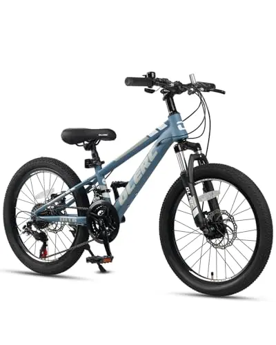 Glerc Skyline 20-inch blue kids mountain bike with front suspension