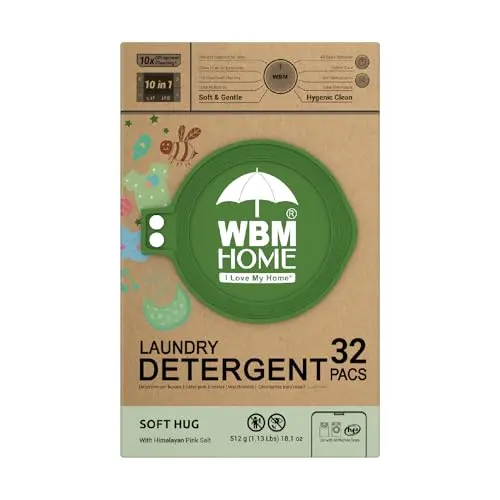 WBM baby laundry pods designed for delicate garments